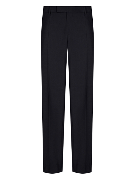 Брюки, S.M.T., без защипов, однотон. (00001, Темно-синий, 50, 6)