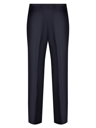 Брюки, Ravazzolo, средне-притал., без защипов, однотон. (75111, Темно-синий, 60, R)
