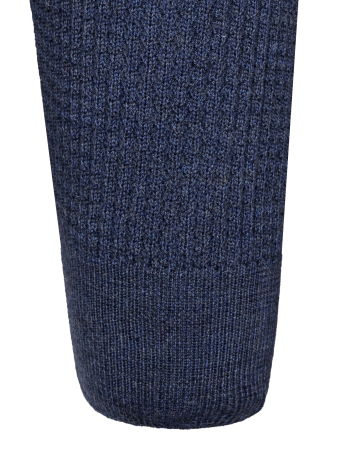 Поло, ворот стойка, пуговицы, однотон., дл/рукав (080, Синий, 52)