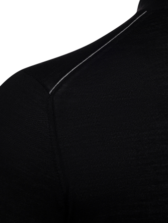 Джемпер , ворот стойка, дл/рукав (164, Черный, 50 - M)