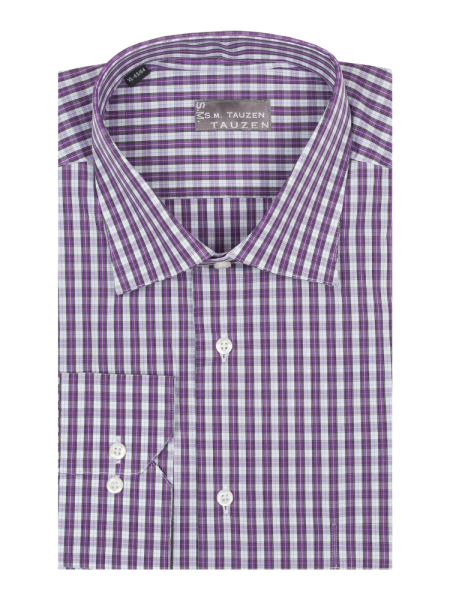 Сорочка, SMT, ДР, London, классика, в клетку (2, Белый/Сирен., 43/44)