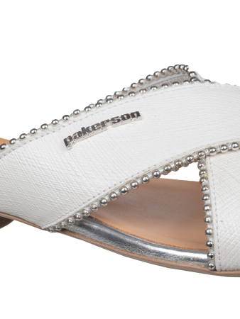 Шлепанцы, Pakerson (998, Белый, 37, 100% кожа, Кожа телячья 100%)