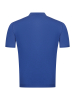 Поло SLIM,на пуговицах,корот.рукав.однотон. (080, Синий, 52)