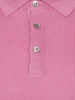 Поло на пуговицах, короткий рукав, однотонное-полоска (018, Розовый, 50)