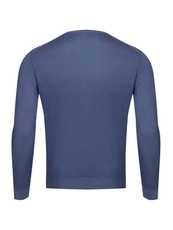 Джемпер, круглый ворот, длин. рукав (7006, Темно-синий, 52 - L)