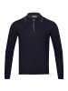 Поло на молнии, однотон., дл/рукав (381, Темно-синий , 50)