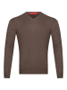 Пуловер, V - ворот, длин. рукав (0929, Темно-коричн., 46 - XS     )