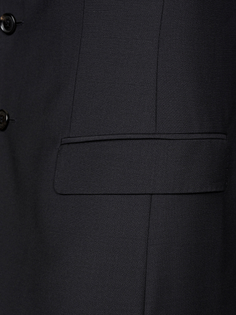 Пиджак NEWTON, Jaguar, 2 пуговицы, однотон. (19, Черный, 46, 6)
