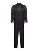 Костюм, EM, классика, полоска, 3 пугов./прорез.карм.с клап., 2шл, б.кл.с манж. (100, Черный, 64, 6)