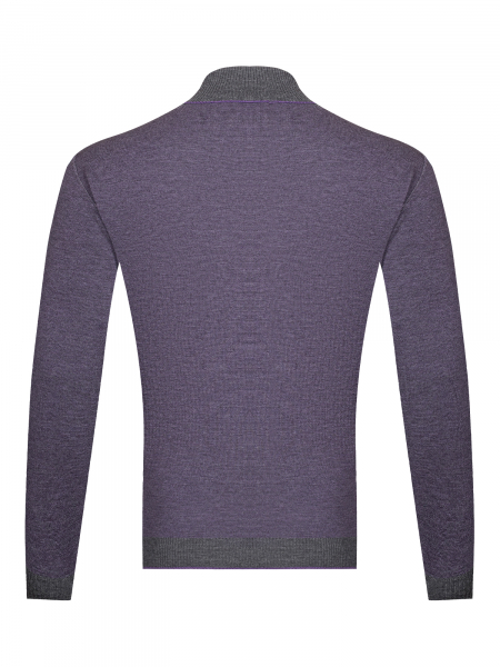 Водолазка, однотон., дл/рукав (237, Фиолетовый, 58 - 3XL     )