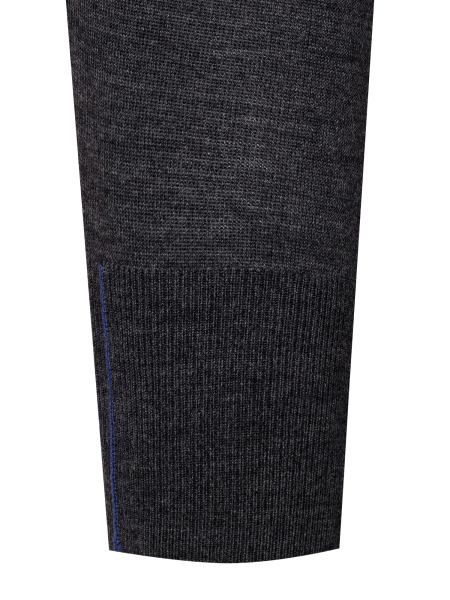 Поло, на пуговицах, дл/рукав (116, Темно-серый, 46)