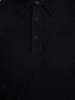 Поло, на пуговицах,  длин.рук. (00005, Черный, 58 - 3XL     )