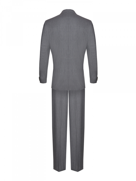 Костюм, EM, классика, в полоску, 3пуг., 2шл. (402, Светло-серый, 56 , 6)