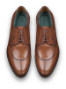 Дерби, Pakerson (351, Коричневый, 42, 100% кожа, Кожа телячья 100%)