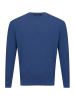 Джемпер, круглый ворот, длинный рукав, однотонный (080, Синий, 50)