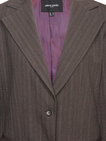 Жакет, Pierre Cardin (полоска) (400, Коричневый, 46)