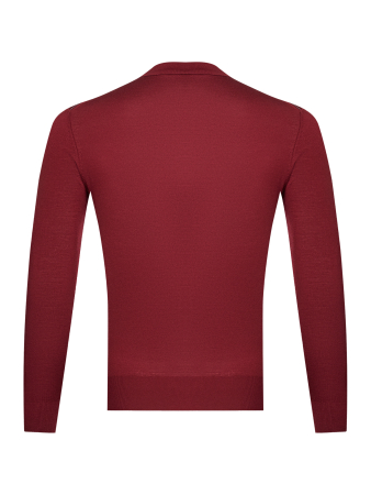 Поло, на пуговицах, дл/рукав (169, Вишня, 48)