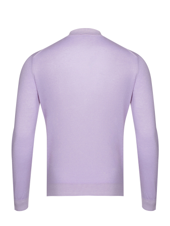 Поло, на пуговицах, длин. рукав (7005, Сиреневый, 56 - XXL)