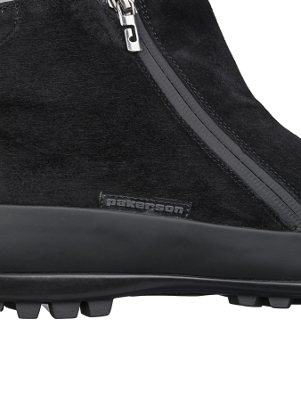 Полусапоги, Pakerson (999, Черный, 40, 100% мутон, Кожа 100% замша)