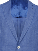 Пиджак, средне- притал., однобортный, однотон. (16409, Голубой, 52, L)