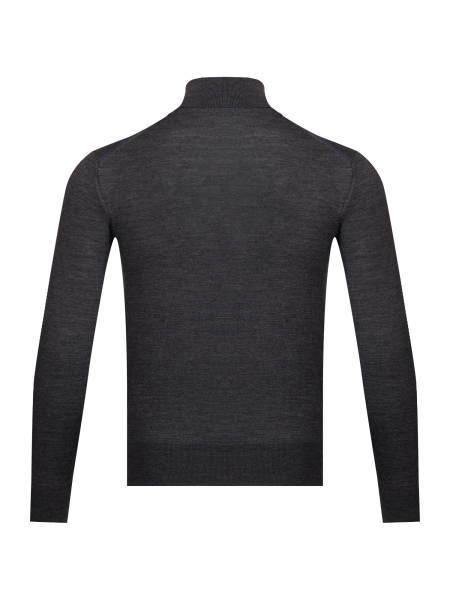 Водолазка , однотон. дл/рукав (116, Темно-серый, 46)