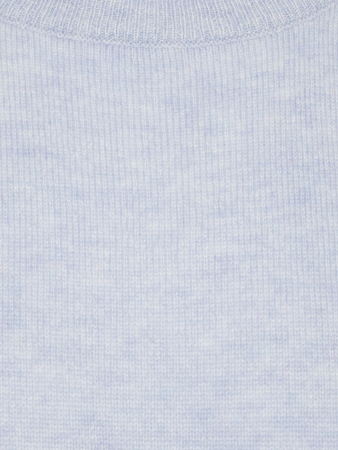 Джемпер, круглый ворот, длин. рукав (6127, Голубой, 48 - S )