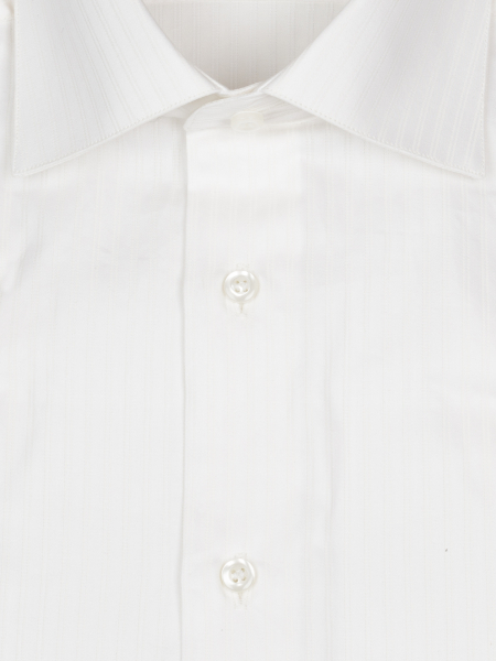 Сорочка, SMT, ДР, M.Carlo, SF, под запонки, в полоску (54, Молочный, 37/38)