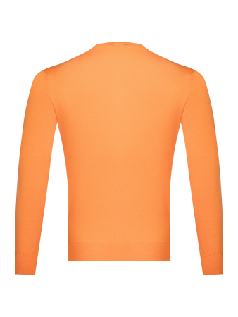 Джемпер, круглый ворот (340, Оранжевый, 56)