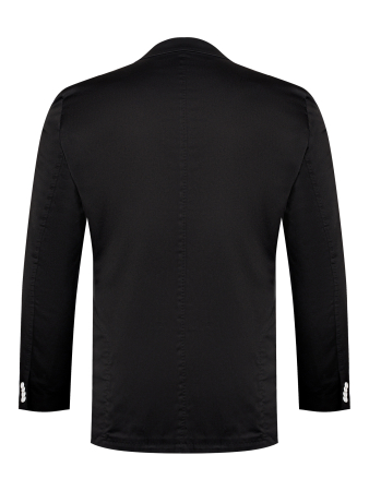 Пиджак,  Jaguar, однотон. с белыми  пугов. (19, Черный, 50 - M, 6)