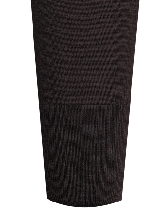 Пуловер, V - ворот, дл/рукав (048, Темно-коричн., 58)