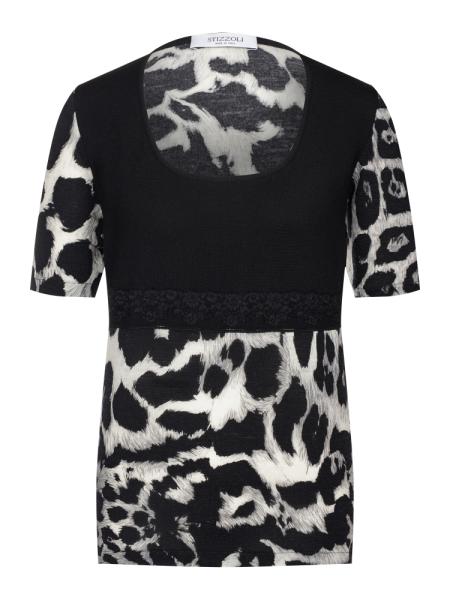 Блузка, Stizzolli, кор.рук. (505, Черный, 50)