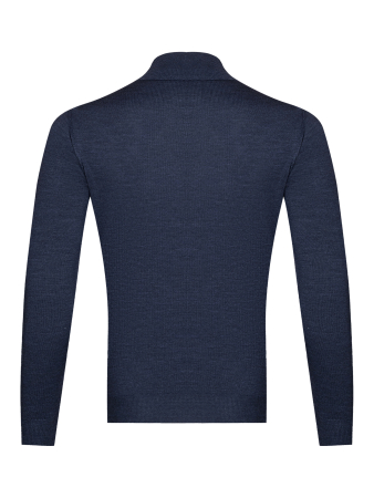 Водолазка, однотон. дл/рукав (080, Темно-джинс., 58 - 3XL     )