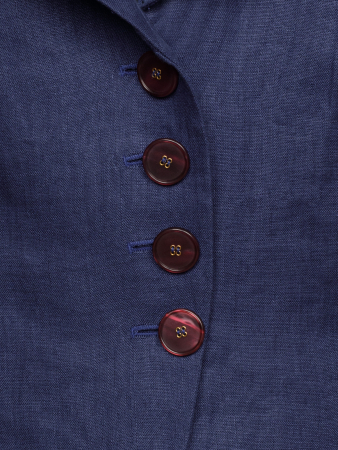 Костюм брючный, Modyva  (жакет+брюки+топ) (910, Синий, 42)