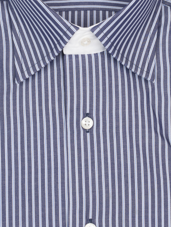 Сорочка, Verita, ДР, классика, полоска (010, Темно-синий, 39/40)