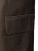Костюм, EM, классика, однотон., 3 пугов./прорез.карм.с клап., 1шл, б.кл.с манж. (602, Коричневый, 58 , 6)