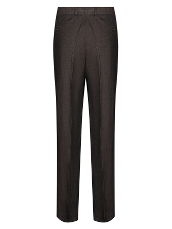 Брюки BLUES, классика, без защипа/манжета Jaguar (39, Темно-коричневый, 50, 4)