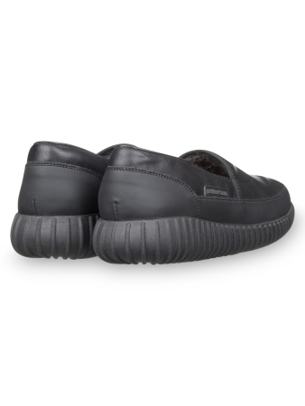 Слипоны, Pakerson (999, Черный, 37, 100% экомех, 100% экокожа)