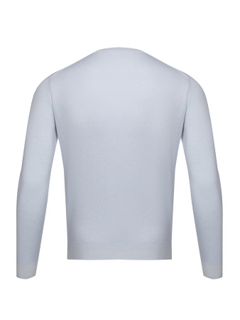 Джемпер, круглый ворот, длин. рукав (7007, Голубой, 58 - 3XL     )