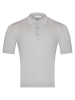 Поло, на  пуговицах, короткий рукав, однотонное (53, Светло-серый, 56 рукав 29 см )