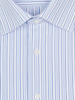 Сорочка, длинный рукав, классика, полоска (210, Синий, 43/44)