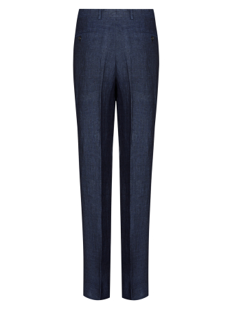 Брюки BLUES, классика, без защипа/манжета Jaguar (28, Синий, 52, 6)