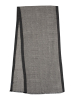 Шарф, Lanvin ,клетка (1, Черный, 190 х 45 см)