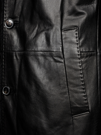 Пальто кожан.Schiatti (7035, Черный, 50 - M)