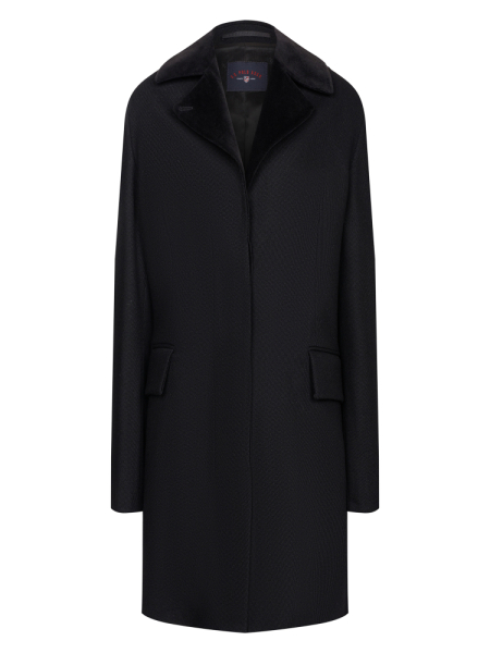 Пальто, U.S. Polo (001, Черный, 44)