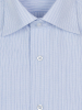 Сорочка, длинный рукав, классика, полоска (250, Голубой, 37/38)