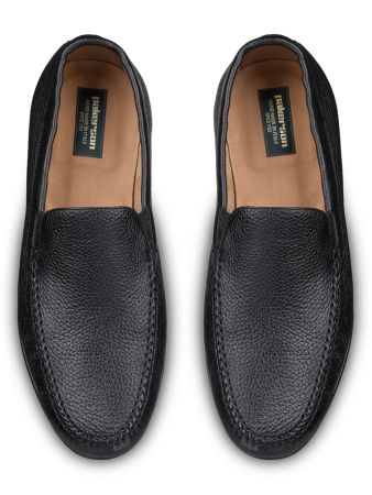 Мокасины, Pakerson (999, Черный, 45, 100% кожа, 100% кожа олень)