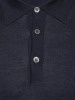 Поло, на пуговицах, длин. рукав, однотон. (94051, Темно-синий, 50)