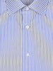 Сорочка NETTUNO, Ravazzolo, однотонная, в полоску (320, Белый/Синий, 42)