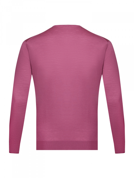 Джемпер, круглый ворот, дл/рукав (018, Сиреневый, 60)