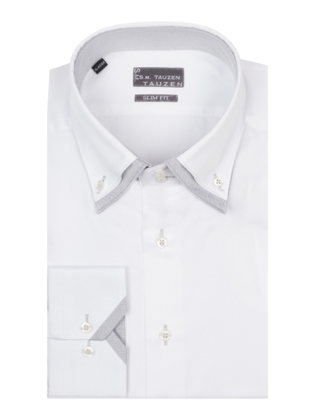 Сорочка, SMT, ДР, Lizbon, SF, двойной ворот (09, Белый, 43/44)